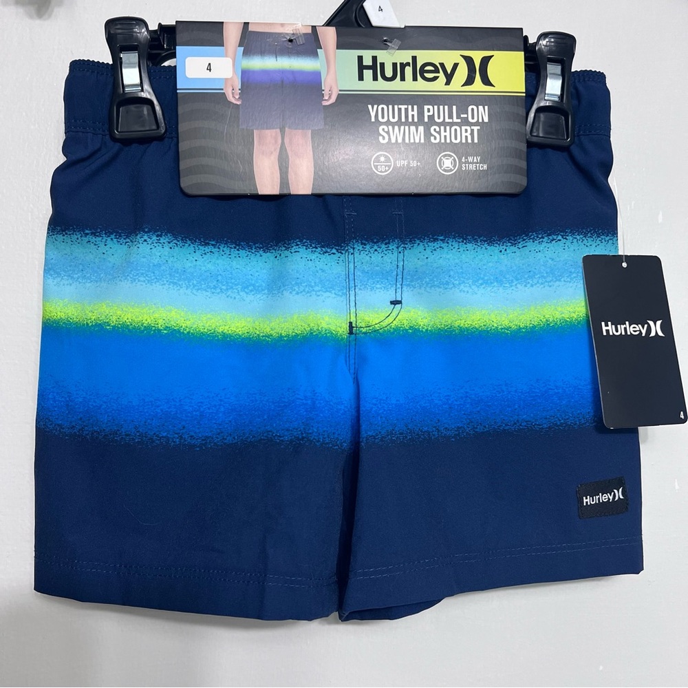 Hurley Boy’s Youth Pull-On Swim Shorts size 4